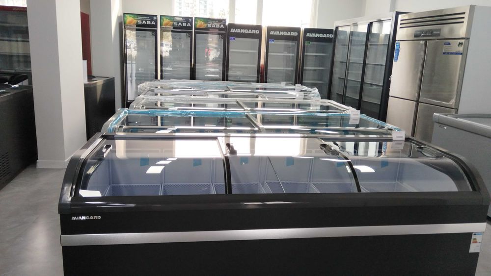 Новый витринный морозильник