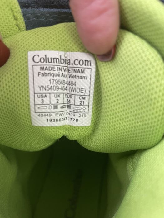 Vand  ghete Columbia, marimea 34