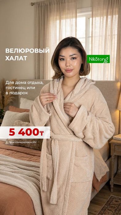 Халат для дома и бани