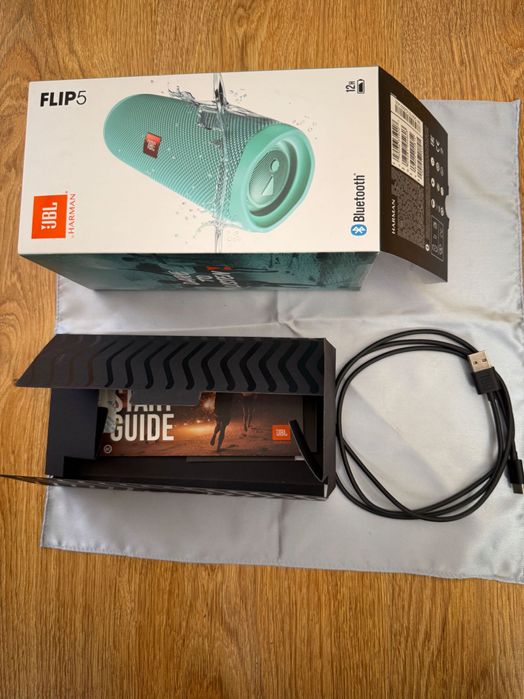 Безжична (Преносима) Колона, JBL Flip 5 Bluetooth Speaker, Green