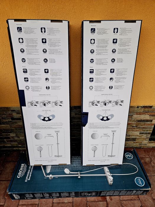 Grohe Euphoria System SmartControl 260- Set de duș Mono cu termostat, crom