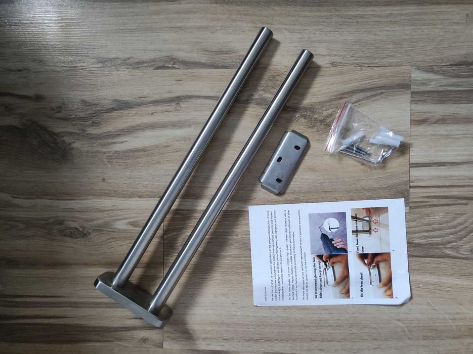 Suport dublu prosoape 40cm