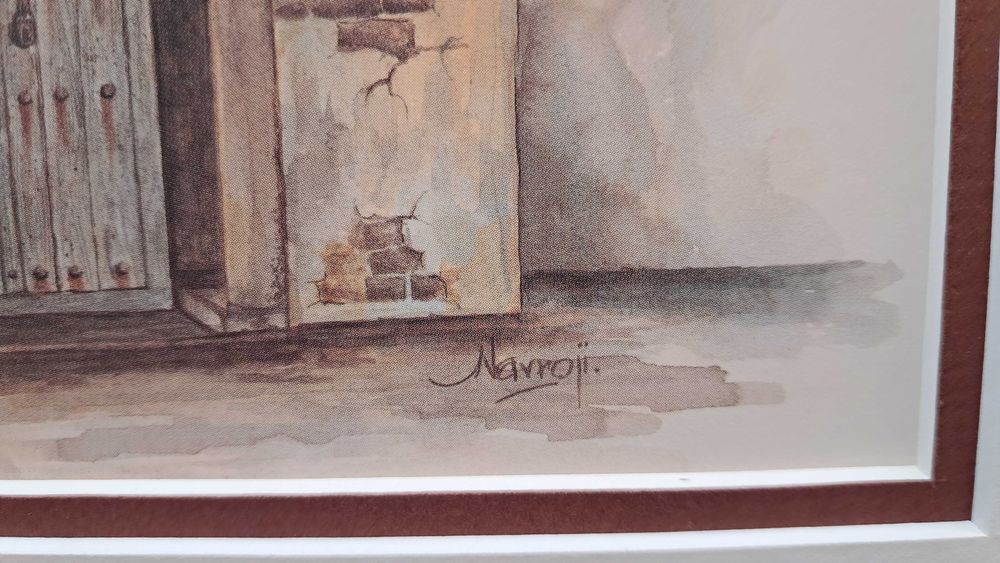 Принтове с паспарту- традиционни арабски къщи