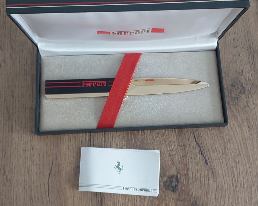 Рядък колекционерски нож за писма Ferrari Formula by Cartier (1980s) – Пълен комплект