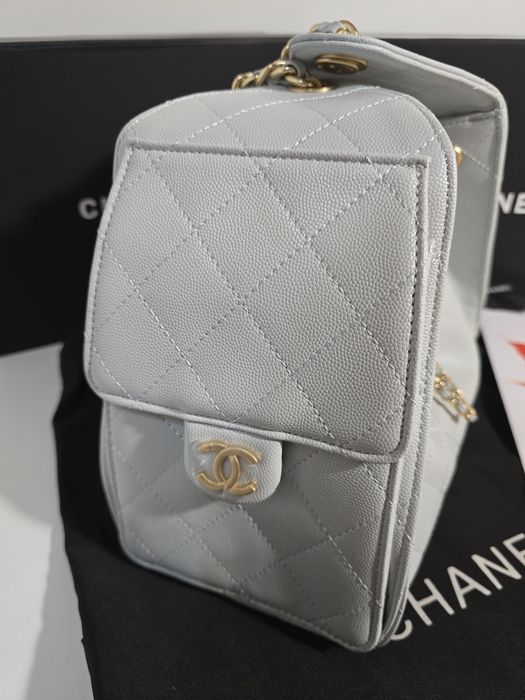 Налична чанта Chanel Hobo 25S синя