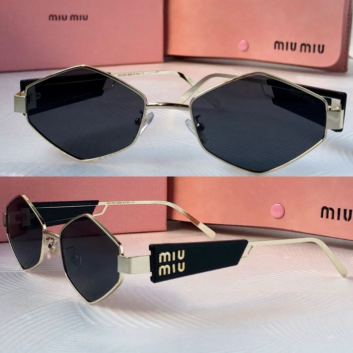 Дамски слънчеви очила ромб 3 цвята черни