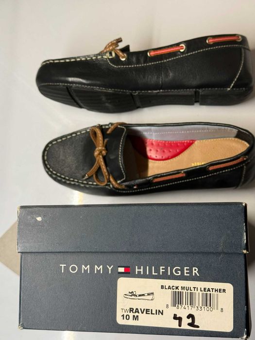 Tommy Hilfiger – Mocasini negri din piele