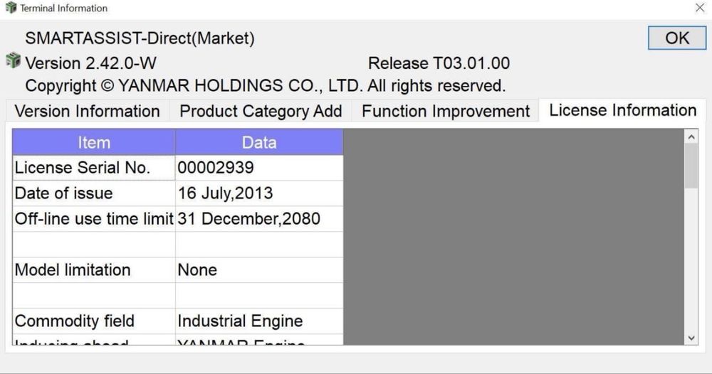 Tester/Diagnoza YANMAR pentru tractoare, excavatoare, barci, agricole