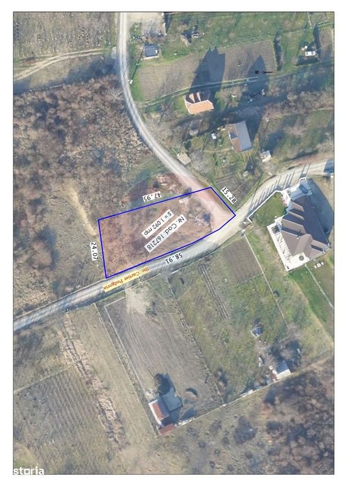 De vânzare Teren 1,092mp intravilan Oradea/Podgoria