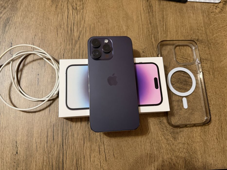 IPhone 14 pro max, purple, 128 GB