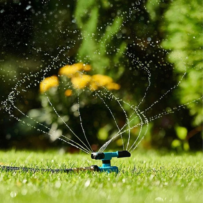 Автоматична градинска пръскачка с 3 регулируеми рамена и 12 дюзи, 360°