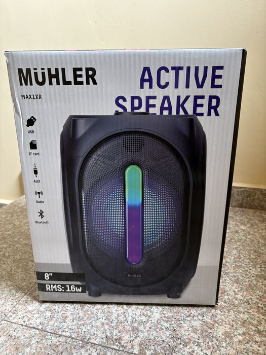 Muhler активна тонколона 8" 16W
