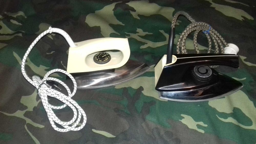 Fier de calcat simplu-fabric.romanesti si AEG