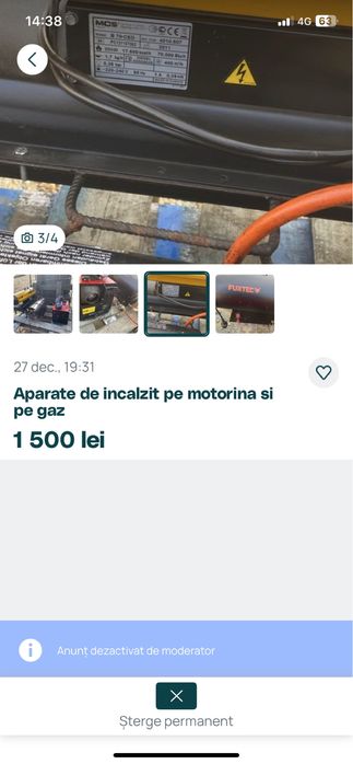 Incalzitoare sirocouri pe gaz sau pe motorina