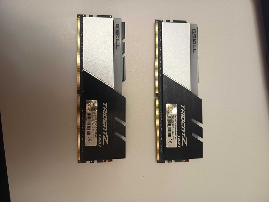 32GB (2x16GB) DDR4 G.Skill RAM Trident Z Neo RGB 3600 Mhz CL-16