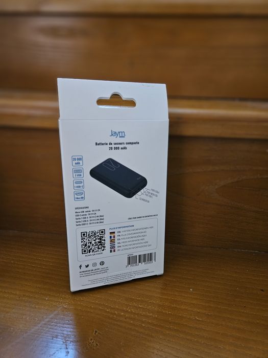 Baterie externa 20.000 mAh Jaym