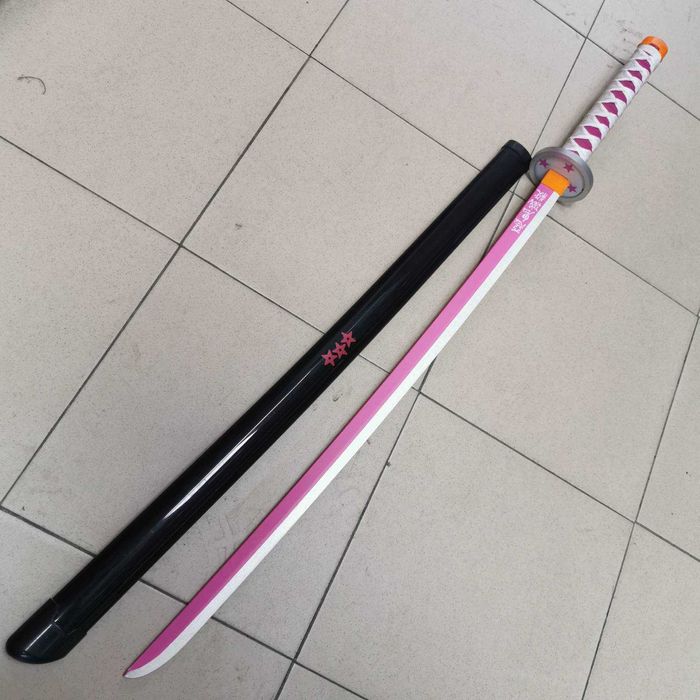 Demon Slayer Katana Cosplay Катана Острие от БАМБУК Аниме 80 и 104  см