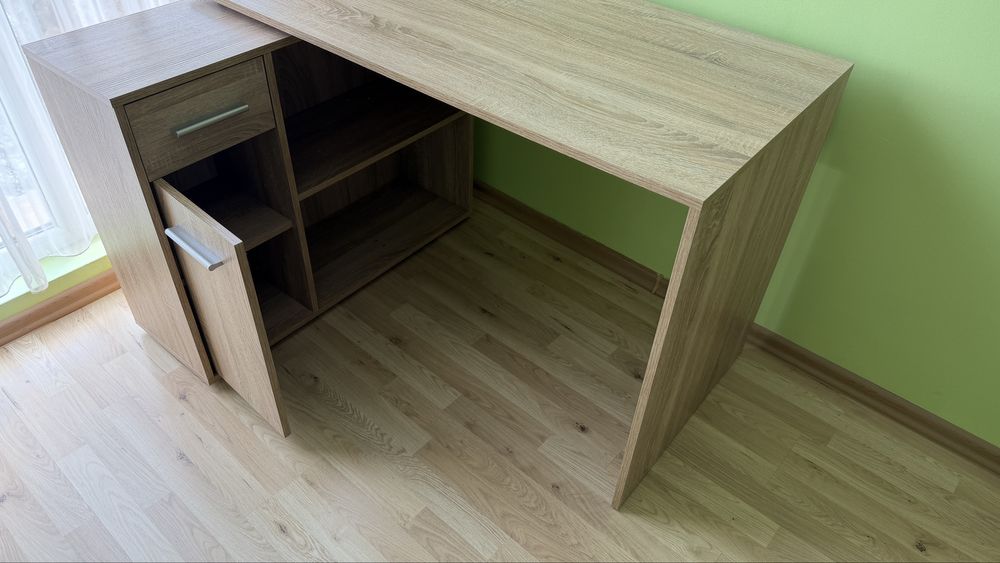 Ъглово бюро, цвят: дъб Сонома
