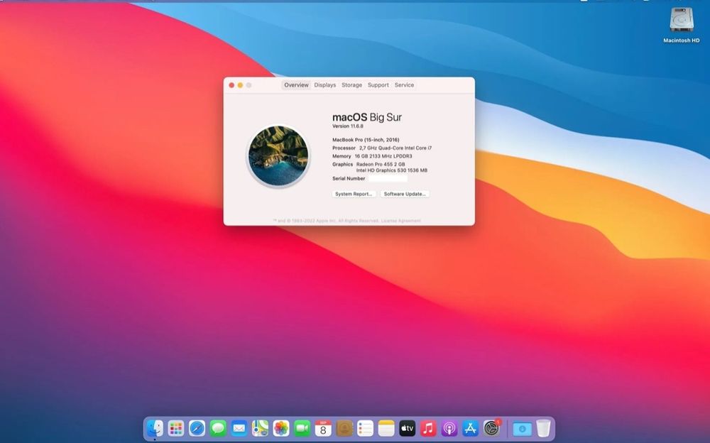 Mac Book Pro /15-inch,2016