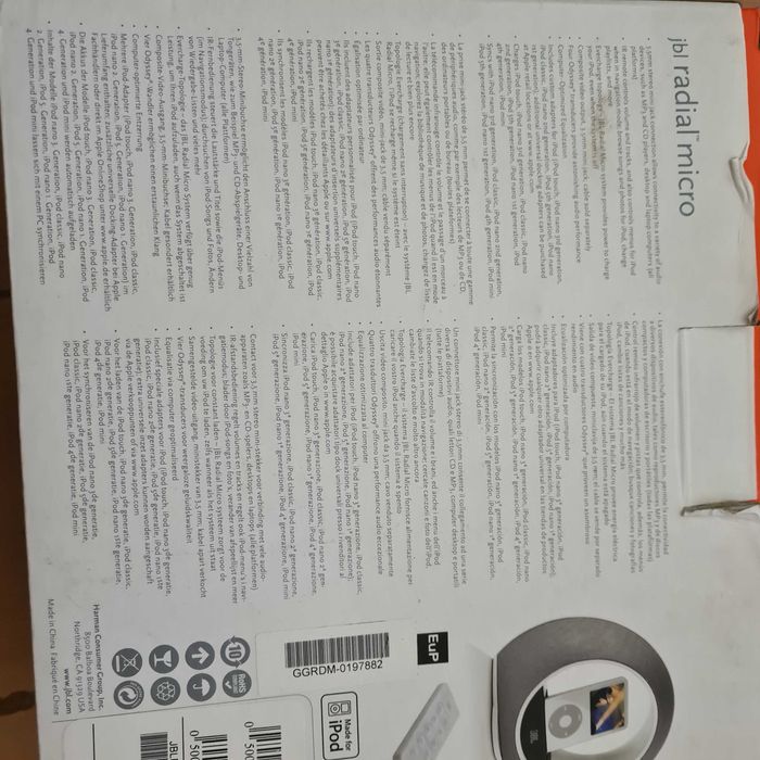 JBL Radial Micro Docking Station iPod