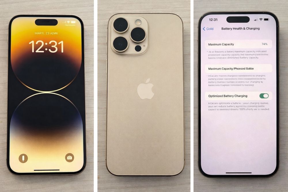 iPhone 14 Pro 128GB – eSIM – Baterie 74% – Funcționează perfect