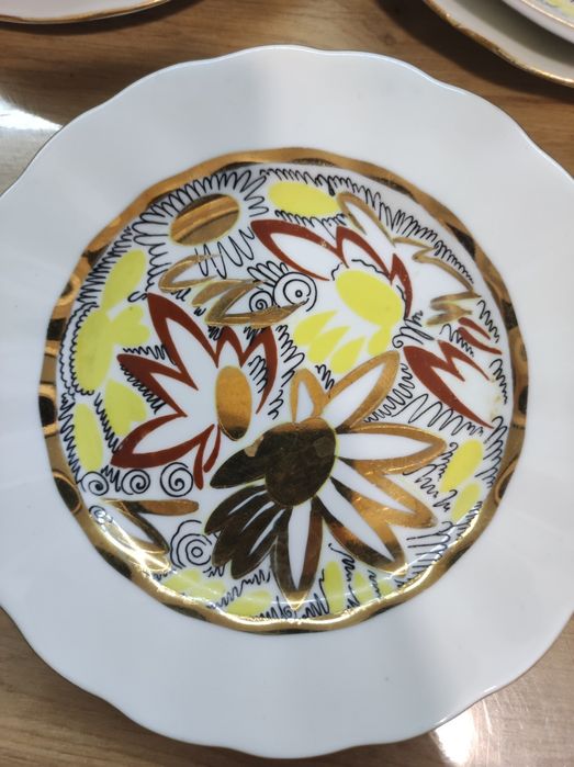 Чайный сервиз ЛФЗ "Золотые ромашки"