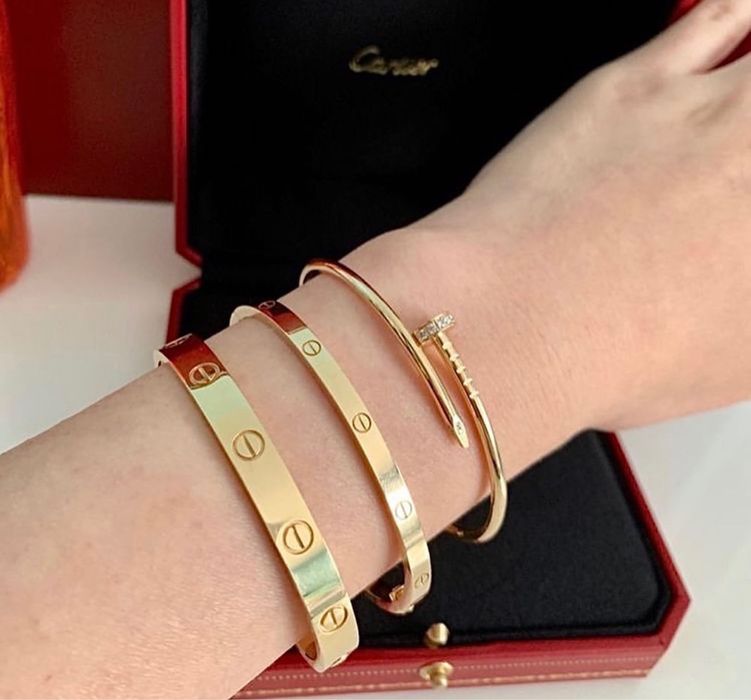 Set Brățară Cartier Love 16 Gold 750