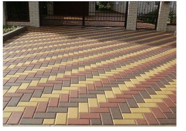 Укладка брусчатки