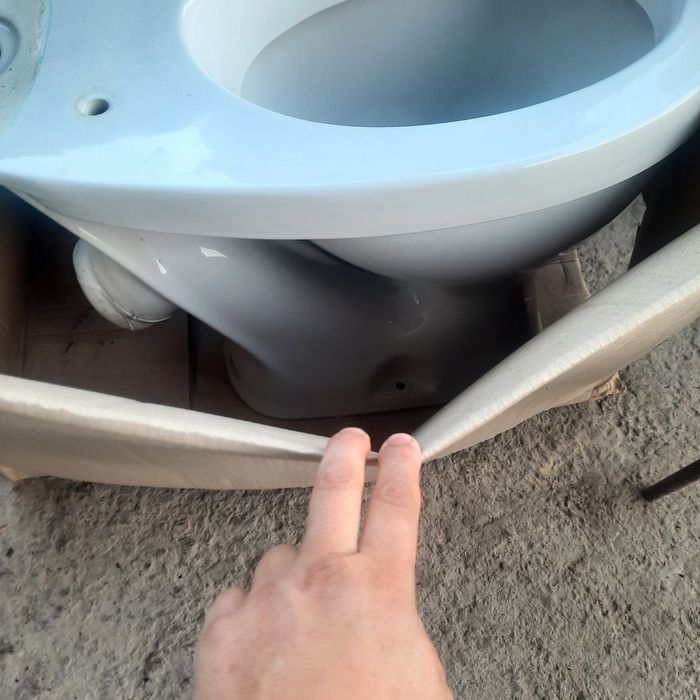 Унитаз большой б/у