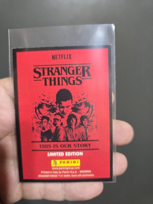 Cartonas editie limitata Stranger Things Panini