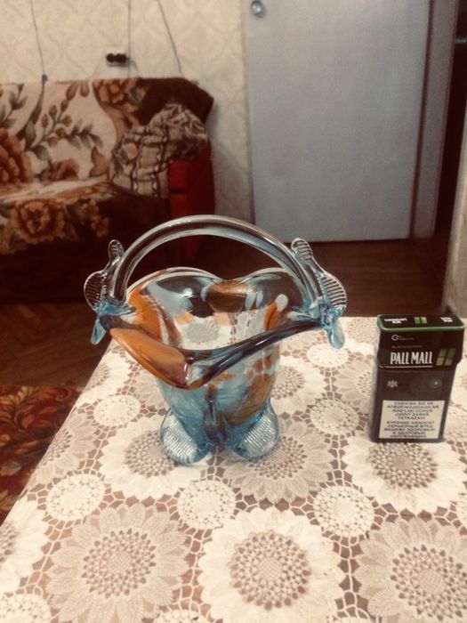 Чехское богемское цветное стекло