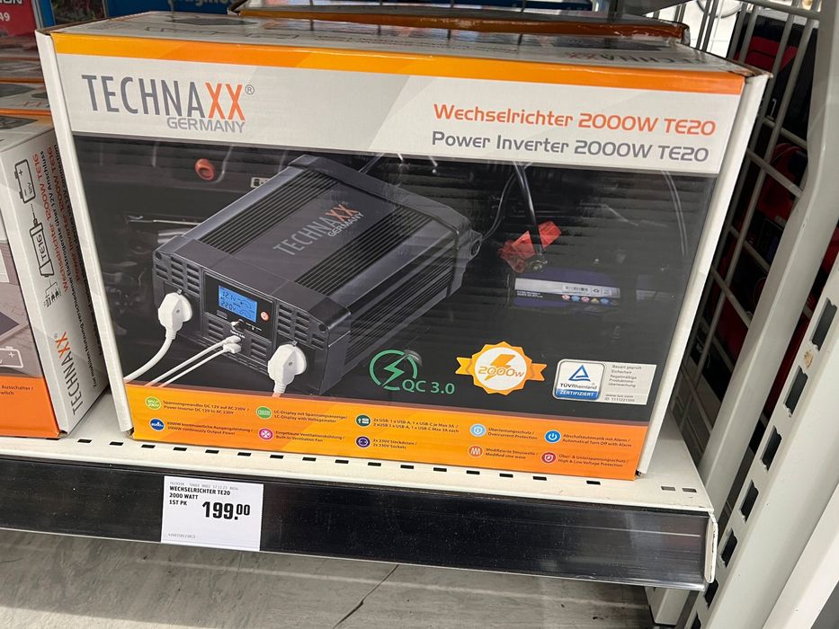 Invertor NOU Technaxx 2000w TE20