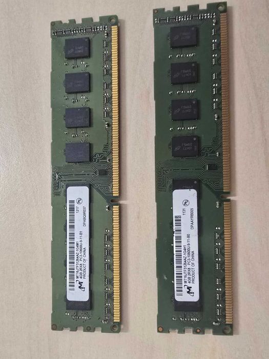 Kit Memorie RAM 8GB DDR3 1333MHz 2x4GB PC Micron