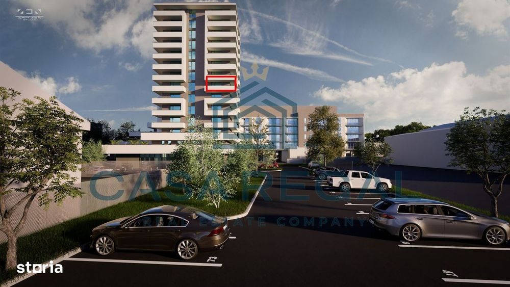 Apartament 2 camere, 50.10mp utili + 17.33mp terasa — fotografia 3