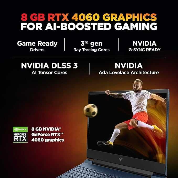 HP Victus 15.6" FHD IPS R9 8945HS DDR5 16GB SSD 512GB RTX 4060 8GB