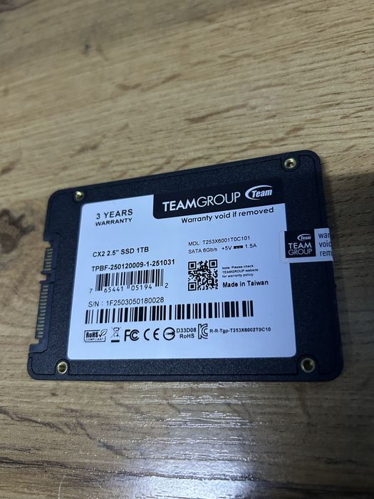 SSD 1Tb от TeamGroup