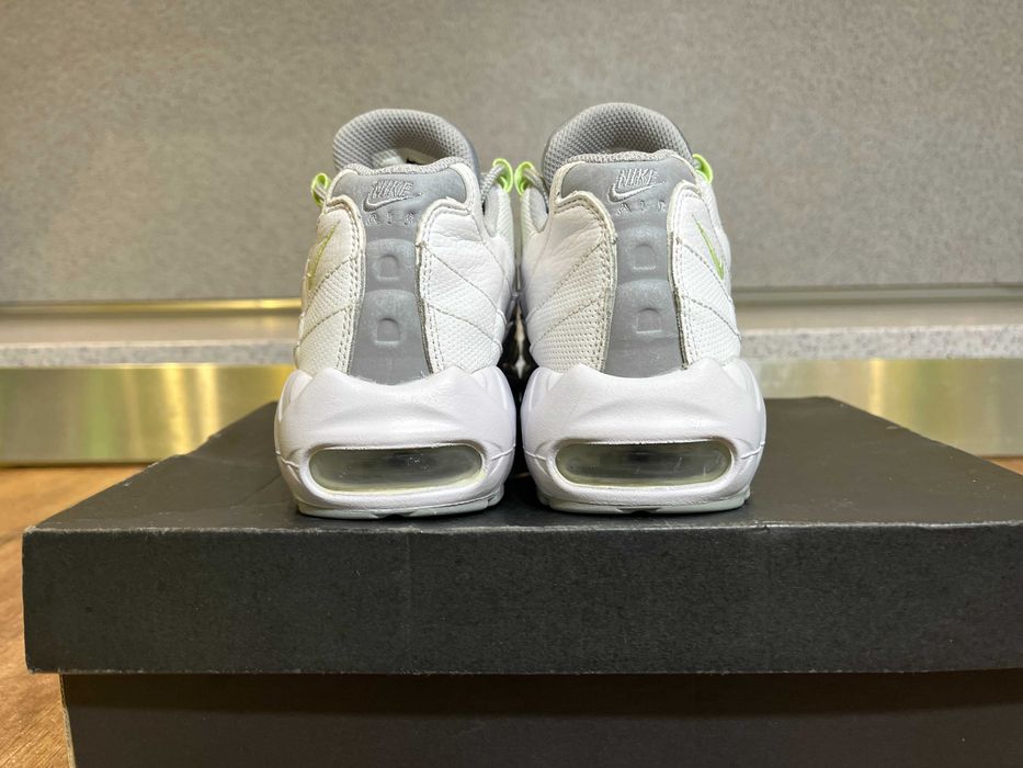 ОРИГИНАЛНИ *** Nike Air Max 95 " White Green Neon "