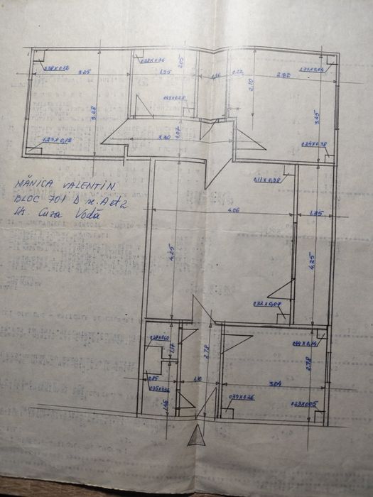 Vând apartament 3 camere