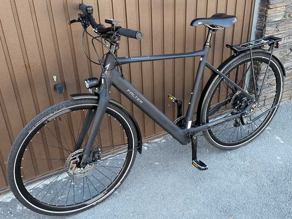 Bicicleta electrica Hybrid produsa in Germania  - FALTER  E9.0  Urban 2023, doar 19,5 kg, afisaj LED
