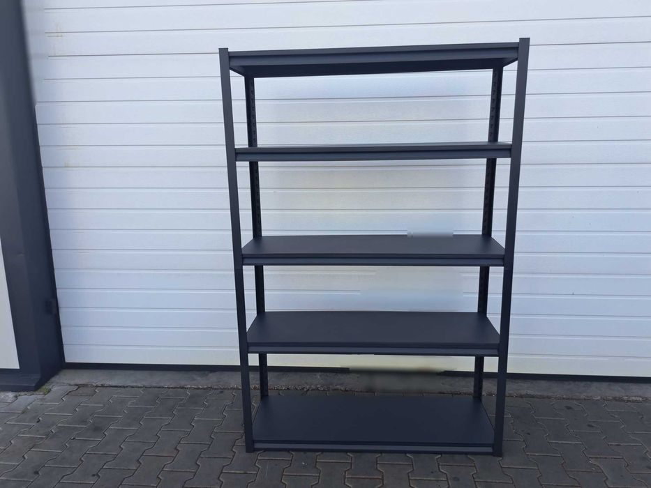Бял/Син стелаж 180x90x40, 175кг | Черен/Бял стелаж 180x120x40, 100кг