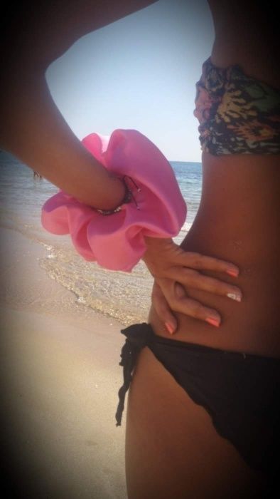 Ластик за коса - Скрънчи от сатен цвят по избор #Скрънчи