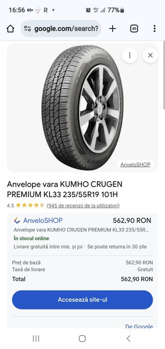 Anvelope 235 55  r19