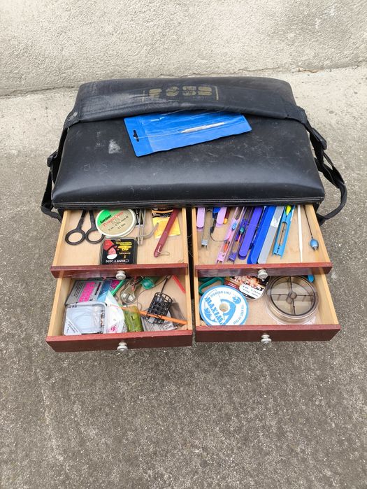 Рибарски стол кутия риболовен бокс Boss