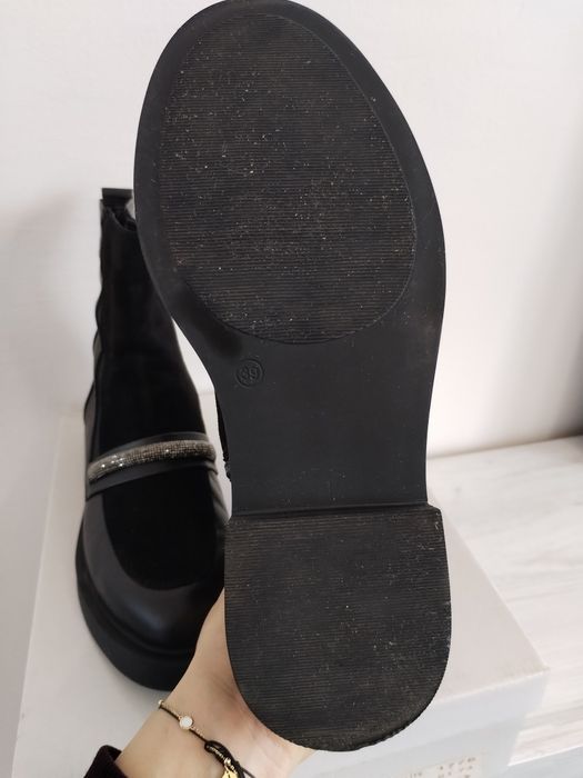 Дамски боти естествена кожа 39 номер