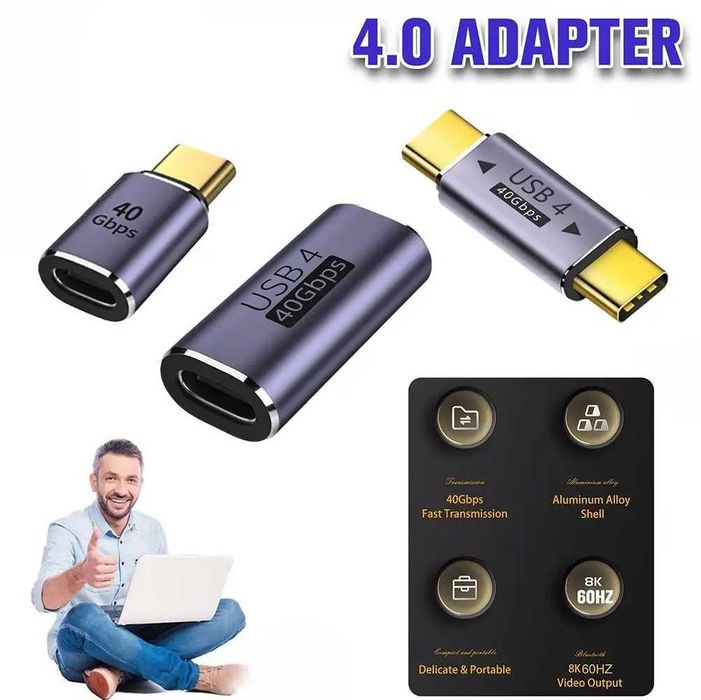 Кабель-адаптер USB 2,0 A «мама» к Мини USB B «папа».