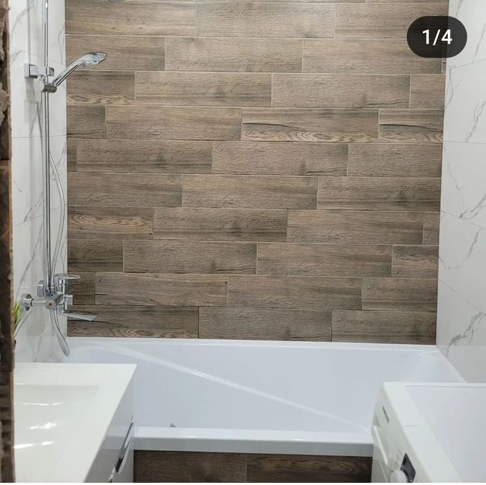 Ремонт санузла под ключ. Кафель, плитка.