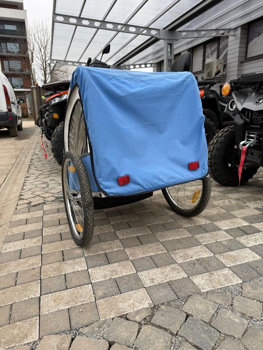 Remorca bicicleta pentru copii