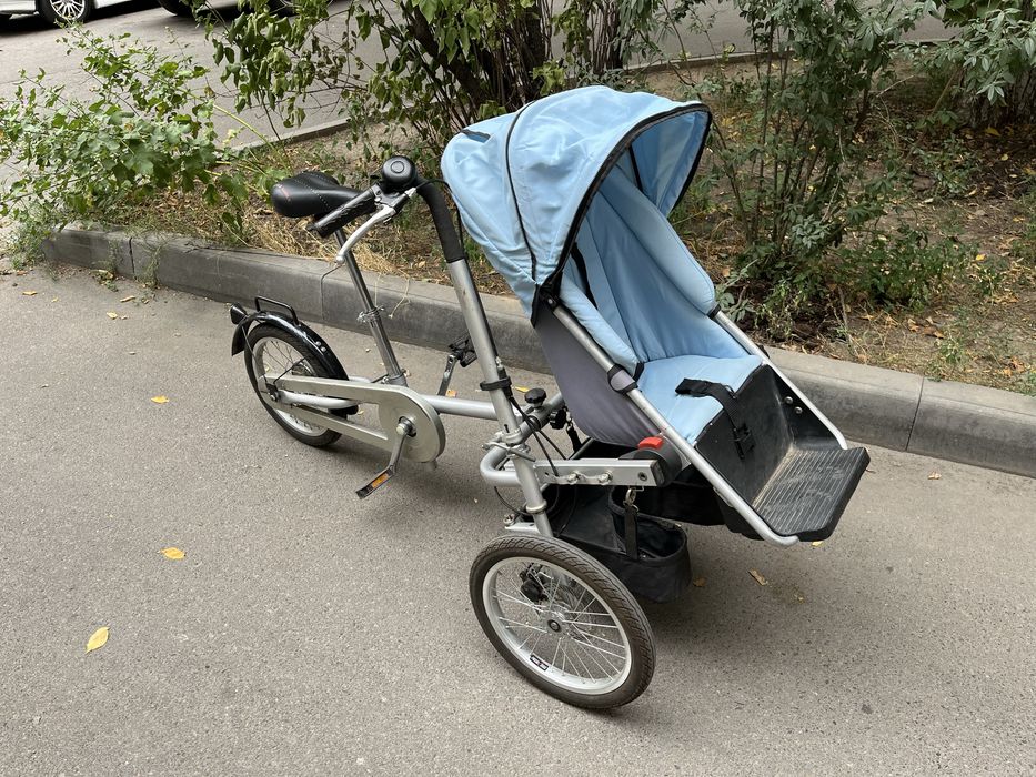 Продам велосипед для мамы и ребенка, велоколяска, мамачари, tagabike