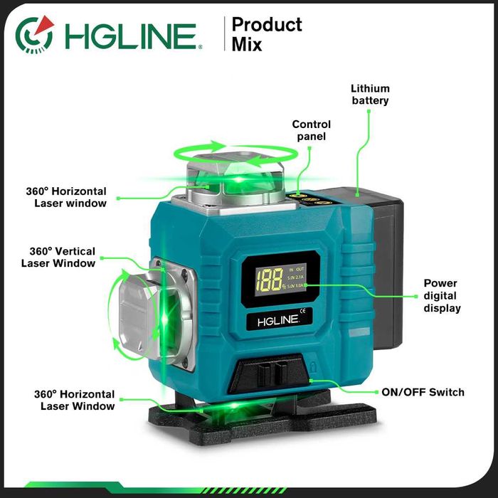 Minitrepied reglabil cu nivela