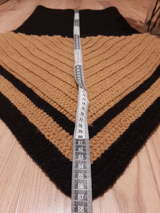 3в1 Ръчно изплетен универсален шал